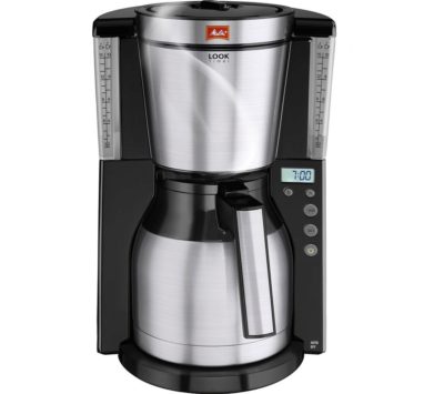 MELITTA Look IV Therm Timer Filter Coffee Machine - Black & Stainless Steel